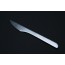 Table knife 18/10 brushed stainless steel – Sold by 6 – Katja - Mepra