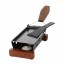 Cheese raclette grill with wooden support - black - Pro - Boska