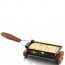 Cheese raclette grill with wooden support - black - Pro - Boska