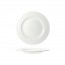 Round dessert plate 9" / 22.7cm white - Rings - Cosy & Trendy