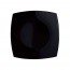 Deep square plate 7,8"/20cm black - Singly sold - Delice - Arcoroc