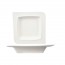 White porcelain deep plate/pasta bowl 7"/19cm - Set of 6 - Louise