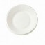 Disposable bionic cellulose plate white color Ø 21x1,8 cm / Ø 8  - Set of 50 