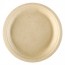 Disposable bionic cellulose plate natural color Ø 18x1,8 cm / Ø 7 - Set of 50 - Bionic