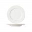 Round white cream dinner plate 24 cm high quality porcelain - Set of 6 - Buffet - Cosy & Trendy