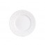 Assiette plate blanche avec motif goutte d'eau 17.5cm en porcelaine - Water Pearl - Chef & Sommelier