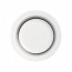 White porcelain plate 8,5" / 21,5cm with black pattern in relief - Ginseng Black - Chef & Sommelier