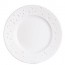 White porcelain plate with water droplets design 12.5" / 32cm - Water Pearl - Chef & Sommelier