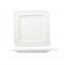 White porcelain square plate 9"/25cm - Set of 6 - Louise - Cosy & Trendy