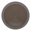 Sandstone round plate 6" / 14cm dark grey - singly sold - Bahia - Guy Degrenne