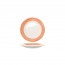 Round dinner plate white/orange 7.5"/19cm - Brush Orange - Arcoroc