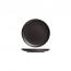 Round flat plate 6" / 15cm black  - Okinawa - Cosy & Trendy