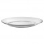 Round flat transparent dessert plate 7" / 19cm - Set of 6 - Lys - Duralex