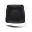 Black porcelain rectangular plate 11 x 9 x 10" / 28 x 23 x 26cm - Blackstone - Cosy & Trendy