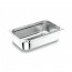 Stainless steel 18/10 gastronorm container GN 1/1 53x 32.5 x 4 cm 20.8" x 12.8" x 1.5" - Lacor