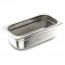 Stainless steel 18/10 gastronorm container GN 1/2 26.5x 32.5 x 6.5cm/10.2" x 12.6" x 2.4" - Lacor