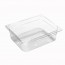 Tritan BPA free gastronorm container GN 1/2 26.5x 32.5 x 20cm/10.2" x 12.6" x 7.8" - Paderno