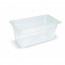 Polypropylene gastronorm container GN 1/3 17.6x 32.5 x 6.5cm/6.6" x 12.6" x 2.4" - Lacor