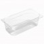 Tritan BPA free gastronorm container GN 1/3 17.6x 32.5 x 15cm/6.6" x 12.6" x 6" - Paderno
