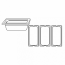 Polycarbonate gastronorm container GN 1/3 32.5x17.6x10cm / 13x7x4" - AZ Boutique