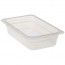 Polypropylene gastronorm container GN 1/4 26.5x 16.2 x 6.5cm/10.2" x 6.3" x 0.8"  - Lacor