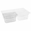 Tritan BPA free gastronorm container GN 1/4 26.5x 16.2 x 10cm/10.2" x 6.3" x 4" - Paderno