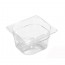 Tritan BPA free gastronorm container GN 1/6 17.6x 16.2 x 15cm/6.6" x 6.3" x6" - Paderno