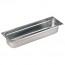Stainless steel 18/10 gastronorm container GN 2/4 53x 16.5 x 10cm/20.9" x 6.3" x 4" - Lacor