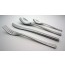 Set of 6 dessert forks - 4mm thick 18/10 stainless steel - Persane - Couzon