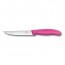 steak and pizza knife 5" blade rose synthetic - swissclassic - victorinox 