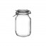 Square clear canning jar 2 L - Fido - Bormioli Rocco