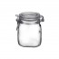 Square clear canning jar 75cl - Fido - Bormioli Rocco