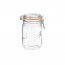 Glass canning jar 34oz / 1L with 85mm airtight gasket - super - le parfait