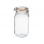 Glass canning jar 68oz / 2L with 85mm airtight gasket - super - le parfait