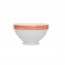 White/orange stacking bowl 17.2oz/51cl - Brush Orange - Arcoroc