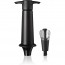 Black transparent plastic wine server / stopper - Vacu Vin