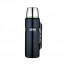 Stainless steel insulated bottle 1.2L / 41oz blue - King - Thermos