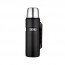 Stainless steel insulated bottle 1.2L / 41oz black mat - King - Thermos