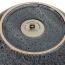 Round ceramic salad bowl 9,1" / 23,5cm grey - Matera - Back