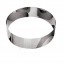 IIce cream cake ring 18/10 stainless steel - height 2.4" / 6 cm - diameter 8" / 20 cm - Vacherin rings - Gobel
