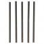 Straight stripes black straw 0.6 x 14cm / 5.5" - Sold by 250 - Decorated straws - AZ boutique