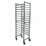 Stainless steel gastronorm trolley GN 2/1 15 levels 73x184x10.5cm 29x72x4" - AZ Boutique