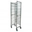 Stainless steel gastronorm trolley GN 2/1 20 levels 73x170.5x10.5cm / 29x67x4" - AZ Boutique