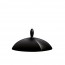 Black porcelain cloche 6,7" / 17cm - Savor - Chef " Sommelier
