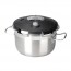 Pressure cooker 507 oz / 15 L stainless steel 18/10 -  Ø 12.6 " / 32 cm - Chef Luxe - Lacor