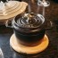 Round cast iron cocotte 4.7" / 12cm - black - Fondamentales - Staub 