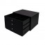 120/127 piece cutlery set case with all three drawers open