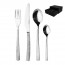100 pieces cutlery set 18/10 stainless steel - Astrée Ciselé - Guy Degrenne