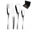 50 pieces cutlery set 18/10 stainless steel - XY - Guy Degrenne