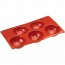Flexible silicone mold - 5 half-spheres - Moule demi-sphère